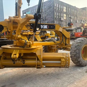 CAT 140K/140H Used <b>Motor</b> Grader Yellow Closed Cab 4 Wheels PLC <b>Controlled</b> Gearbox Pump Road Grading Equipment - Product Image 6