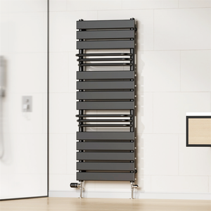 <span class=keywords><strong>Radiador</strong></span> de Toallas Hidrónico de Acero Suave de Alta Calidad, Moderno, con Recubrimiento en Polvo Negro, para Montar en la Pared - Product Image 1