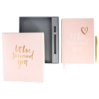 Ensemble de stylos et de carnets A5 personnalisés écologiques avec logo personnalisé 2024 2025, boîte de papier journal, papeterie scolaire, ensemble cadeau promotionnel