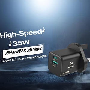 Caricabatterie UK Plug GaN 35W USB-A + C ricarica rapida per Iphone e <span class=keywords><strong>Samsung</strong></span> cellulare/<span class=keywords><strong>tablet</strong></span>/Laptop Mi-ni <span class=keywords><strong>dimensioni</strong></span> 20V Max KAXINSI KC-325 - Product Image 6
