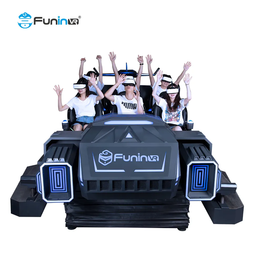 VR Amusement Park Products virtual reality system 9d cinema 6seat vr simulator