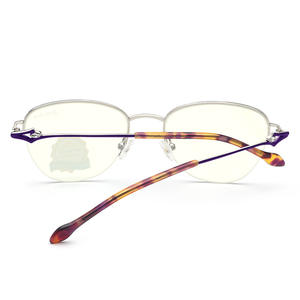 Gafas de vista Grey Jack para mujer, ovaladas, con montura completa, anti luz azul, modelo 5129, para adultos, para todo tipo de rostro - Product Image 1