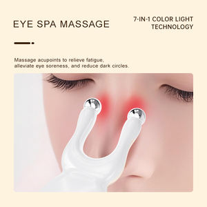 Trends Korea 7-en-1 Masajeador facial Mini rodillo de belleza facial Dispositivo antienvejecimiento Herramienta de masaje de fascia facial para el cuidado de la barbilla de los ojos - Product Image 5