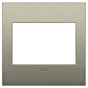 Vimar Placca Classic 3M BS Champagne Mat 9,7 cm de longueur 1,7 cm de hauteur Accessoire de câblage - Product Image 1