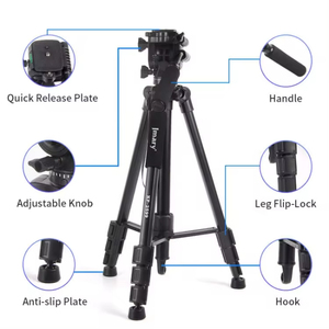 Jmary Monopode Professionnel En Alliage D'aluminium Fluide Tête Stand Caméra Vidéo Trépied pour Vidéo Numérique DSLR Caméra Trépieds KP2599 - Product Image 3