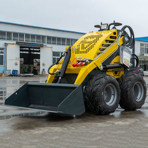 الشحن المجاني أرخص Epa Euro5 الصين Skidsteer المشي وراء جديد صغير Crawler <span class=keywords><strong>Skid</strong></span> مع دلو - Product Image 4