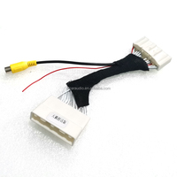 40pin Araba Arka Kamera Geri Vites RCA Video Dönüştürme Kablosu DC Fişi Nissan Teana 2019 için Orijinal Monitör Bağlantı Adaptörü 2 m