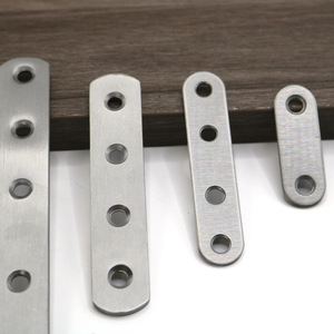 Soportes de ángulo recto de acero inoxidable, conectores de muebles de 180 grados de especificaciones múltiples, accesorios de hardware duraderos - Product Image 3