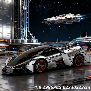 Nuovo Modello <span class=keywords><strong>di</strong></span> Supercar Tecnico in Scala 1:8, Set <span class=keywords><strong>di</strong></span> <span class=keywords><strong>Costruzioni</strong></span> in Plastica, Giocattolo Educativo per Adolescenti e Adulti - Product Image 2