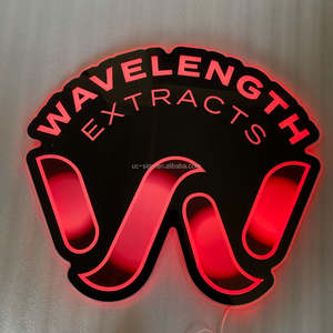 Custom Made in acrilico fantasia a forma di ultra sottile luce up segni sottile <span class=keywords><strong>LED</strong></span> pubblicità scatole di luce per bevande bottiglia di birra logo - Product Image 6