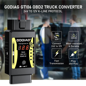 Adaptateur GODIAG GT106 24V à 12V Heavy Duty Truck pour Easydiag/ Thinkdiag 2 / IDIAG/ OBD2 Scanner Diagnostic Tool - Product Image 2