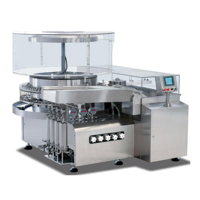 Machine à laver les bouteilles à ultrasons verticale avec logo personnalisé Bouteille en verre Équipement de nettoyage spécial Machine à laver les flacons