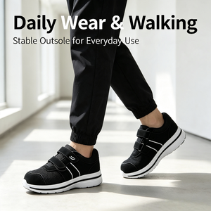 <span class=keywords><strong>Scarpe</strong></span> Diabetiche Traspiranti e Leggere, Facili da Indossare e Togliere, Suola in EVA Antiscivolo, Comode <span class=keywords><strong>Scarpe</strong></span> Piatte per la Cura del Piede Diabetico - Product Image 5