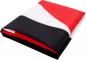 90x150cm 100D polyester in <span class=keywords><strong>jordanian</strong></span> cờ đỏ trắng đen xanh lá cờ biểu ngữ - Product Image 4