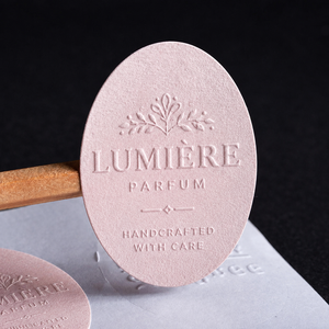 Etiquetas em Relevo Personalizadas para Presentes, Adesivos Minimalistas para Negócios de Velas, Adesivos de Selagem Brancos Leitosos com Impressão UV - Product Image 5