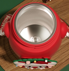 Mignon dessin animé enfants noël 500ml 316 acier inoxydable eau voyage Sport rebondissant lèvre vide flacons Thermos tasse bouteilles - Product Image 5