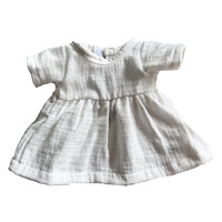 Robe en mousseline/coton crêpe pour poupée, convient aux poupées de 34 cm, 38 cm, 48 cm, robe pour poupée fille