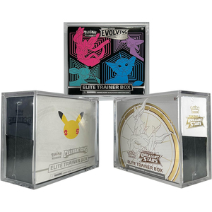 99% UV bảo vệ acrylic Elite huấn luyện viên hộp hiển thị trường hợp cho Pokemon etb Booster bó đóng cửa từ bộ sưu tập hộp lưu trữ - Product Image 2