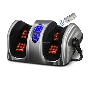 OEM Remote Control Electric Shiatsu Vibration Foot Massager with Roller Therapy Improve Blood Circulation Foot massager