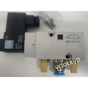 Vanne solénoïde HAFNER MND 510 701 DC24V, vanne pneumatique utilisée - Product Image 1