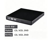 Unidad Óptica Portátil Universal con Interfaz USB para Grabar DVD y CD, Gran Venta 2026, para Uso en Casa, Oficina y Auto
