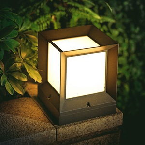 Lámpara de césped LED IP65 moderna europea, camino de jardín al aire libre, luces de pilar de paisaje de aluminio decorativas - Product Image 4