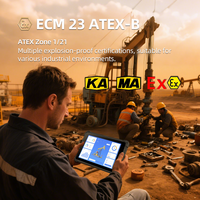 Android 11,0 de 8 pulgadas, 8GB + 64GB, UHF, escáner de código de barras 2D y huellas dactilares, Tablet PC industrial resistente, 700 NITs, resistente Ip68, zona ATEX