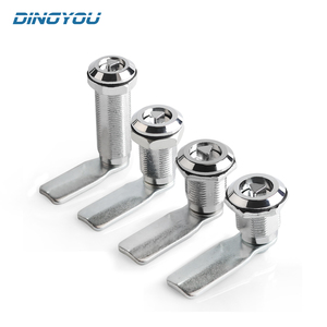 DINGYOU – Serrure à came triangulaire en alliage de zinc multi-tailles, fixation filetée, <span class=keywords><strong>cylindre</strong></span> antivol à clé pour installations publiques – Vente directe usine - Product Image 1