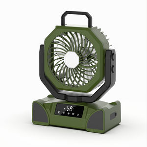 Ventilador de camping portátil de 10000mAh con Banco de energía de luz LED 360 gran angular 3 en 1 ventilador de montaje resistente a la intemperie para exteriores - Product Image 5