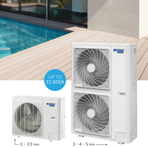 Système de climatisation central VRF multi-zones de type split 3, 4, 5 tonnes, unité de climatisation 24000, 36000, 48000 Btu - Product Image 3