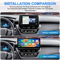 Navihua Nouveauté 12.3'' Android Car pour Toyota Corolla 2019-2024 Radio GPS Navigation Multimédia Auto Stéréo Sans Fil Carplay