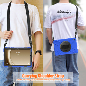Funda completa de plástico de silicona suave a prueba de golpes, funda dura para tableta con correa para el hombro para <span class=keywords><strong>Samsung</strong></span> <span class=keywords><strong>Galaxy</strong></span> <span class=keywords><strong>Tab</strong></span> A9 Plus A9 - Product Image 3