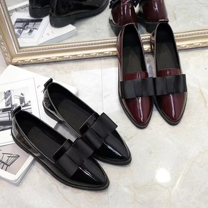 Spring Korean Version Bow Pointed Casual Low-Top Wedges Anti-Slippery Super High <strong>Commuter</strong> Women's <strong>Shoes</strong> - Product Image 4