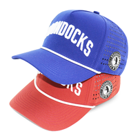 Topi Baseball 5 Panel HN10 Model Lengkung dengan Tali, Anti Air, Potongan Laser, Laris untuk Hiking dan Camping