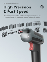 Escáner de Códigos de Barras XB-D15 Syble, Nuevo Lanzamiento, Económico, 1D 2D, Verificador de Precios, Android, Portátil, Con Cable, QR, PDF417