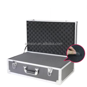 Tùy Chỉnh Lớn Bạc Màu Đen Nhôm Công Cụ Mang Hộp Nhiệm Vụ Nặng Nề Lưu Trữ Cặp Nhôm Trường Hợp - Product Image 3