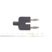 Prise de raccordement banane en cuivre nickelé de 4 mm pour homme/femme, espacement de 19 mm, 32A 600V, pour connexion audio/vidéo - Vente en gros