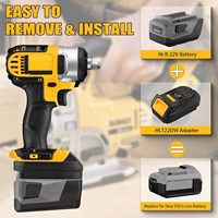 Adaptateur de batterie Dewal.t 20V compatible avec les outils Hilti 22V, pour la batterie lithium Hilti 22V, fonctionne avec le convertisseur d'outils DeWal.t
