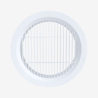 Système HVAC ABS plastique climatisation persienne droite diffuseur d'air couvercle d'aération