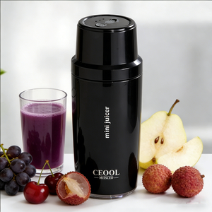 Mini-mixeur portable intelligent OEM d'usine, blanc, rouge, noir, rose, pour jus de fruits frais, avec bouteilles de jus - Product Image 5