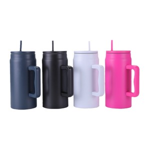 <span class=keywords><strong>Thermos</strong></span> à café glacé transfrontalier 50oz en acier inoxydable 304, isolé sous vide, résistant aux chocs, logo <span class=keywords><strong>personnalisable</strong></span>, grande capacité - Product Image 5