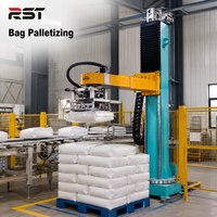 Robot articulé monté sur colonne avec moteur de boîte de vitesses PLC pour applications de palettisation et de depalettisation entièrement automatiques de sacs