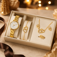 25 Model Jam Tangan Quartz Tali Alloy Set 2 Pcs 4 Pcs 5 Pcs Jam Tangan Wanita Fashion untuk Wanita Model Y27 Produk Baru 2026