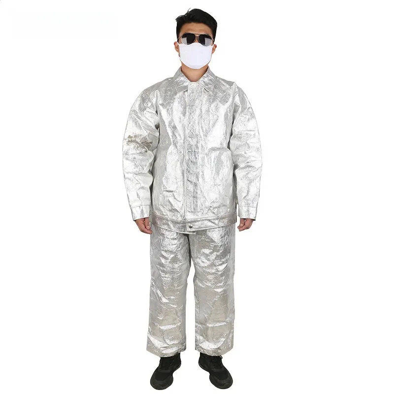 Nuovi indumenti isolanti in alluminio ignifughi indumenti da lavoro di sicurezza ignifughi resistenti al calore