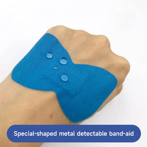 للبيع بالجملة من المصنع Yukio BA01 مقاوم للماء معتمد من CE قابل للتنفس معدن أزرق قابل للكشف عن الإسعافات الأولية على شكل فراشة ضمادة - Product Image 2