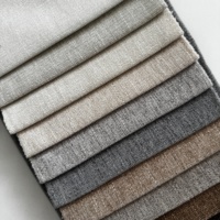 Tela de Tapicería de Chenilla Ecológica de Lujo, Mezcla de Viscosa y Poliéster, Tejido de Punto, Teñido Liso, Impermeable, Moderno, para Sofás y Hogar