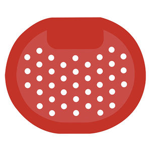 Filtres pour urinoirs 168X140 Rouge Lot de 10 pour urinoirs - Product Image 1