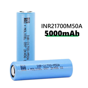 แบตเตอรี่ลิเธียมแบบชาร์จได้ 3.7V Inr21700 M50A 5000mah สำหรับอุณหภูมิต่ำ  กระแสปล่อยสูงสุด 15A  800 รอบการใช้งาน - Product Image 2