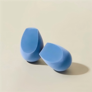 POPU-499 Éponge <span class=keywords><strong>de</strong></span> Maquillage Double Couche en Velours Doux pour <span class=keywords><strong>Fond</strong></span> <span class=keywords><strong>de</strong></span> <span class=keywords><strong>Teint</strong></span>, Lavable, Écologique, Motif Goutte d'Eau et Cœur - Product Image 4