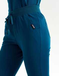 Nuovo Logo personalizzato all'ingrosso infermiera ospedale uniformi mediche in poliestere Rayon Spandex elasticizzato pantaloni a zampata set scrub per le donne - Product Image 5